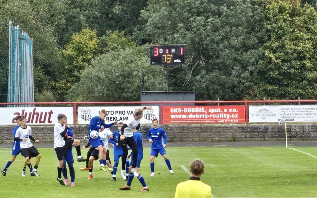 U17 - Domácí výhra nad prvním týmem tabulky